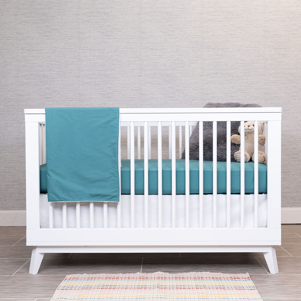 Floaties in the Deep - Classic Nursery Bedding Set - Dreamy Blue - Olli+Lime